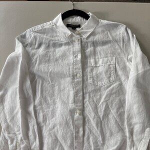 Banana Republic White Button Down Women's S